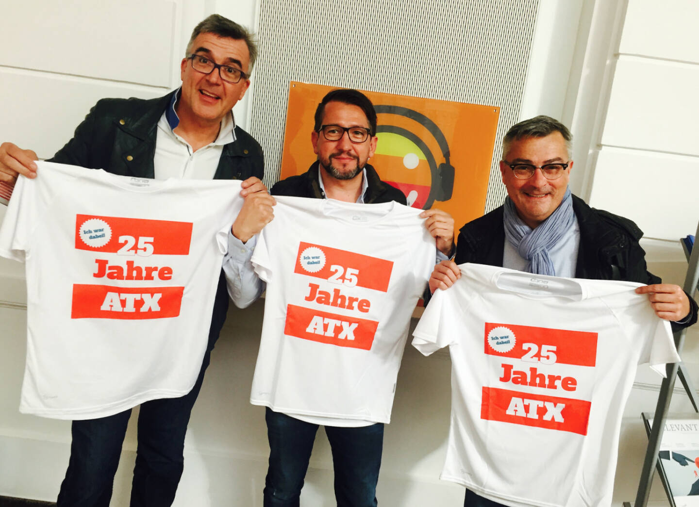 25 Jahre ATX - Manfred Haderer, Christian Faux, Christian Slovinec