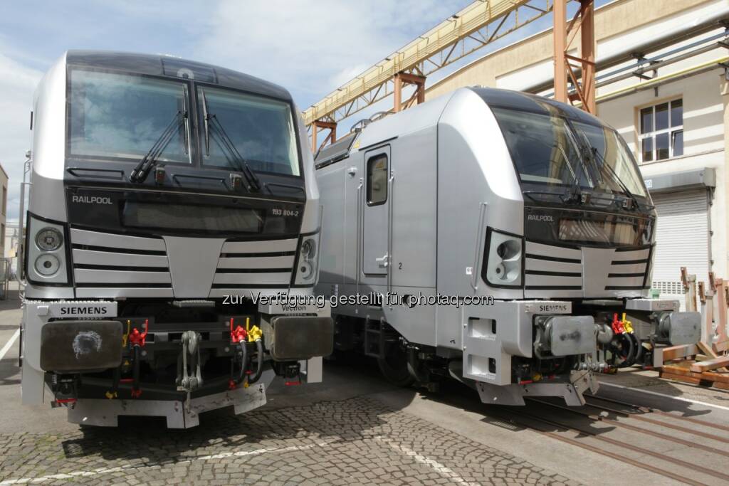 Lokomotiven vom Typ Vectron AC : Railpool bestellt bei Siemens weitere fünf Vectron-Lokomotiven : © Siemens AG, © Aussendung (12.05.2016) 