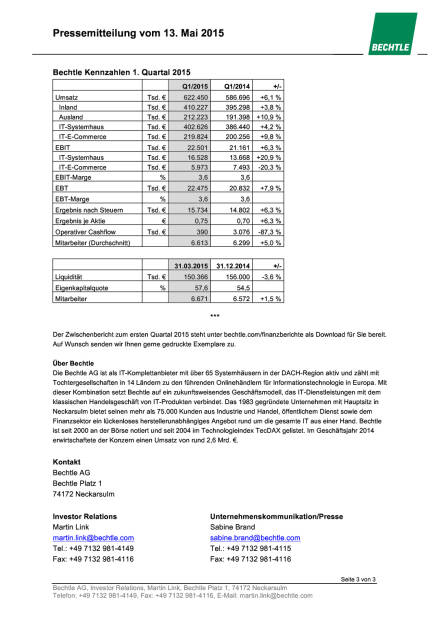 Bechtle Q 1 2016, Seite 3/3, komplettes Dokument unter http://boerse-social.com/static/uploads/file_1056_bechtle_q_1_2016.pdf (13.05.2016) 