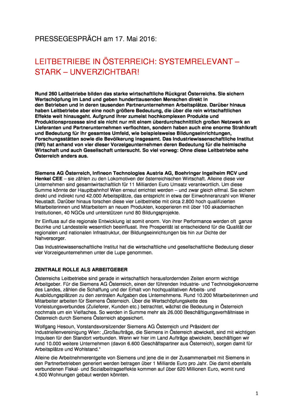 Industriellenvereinigung: Leitbetriebe in Österreich, Seite 1/3, komplettes Dokument unter http://boerse-social.com/static/uploads/file_1066_industriellenvereinigung_leitbetriebe_in_osterreich.pdf