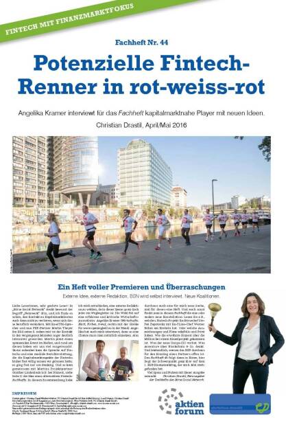 Fachheft 44 - Potenzielle Fintech-Renner in rot-weiss-rot (18.05.2016) 