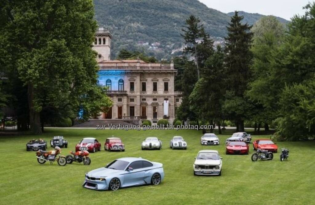 Hommage-Fahrzeuge der BMW Group : Tradition als Inspiration. Die Hommage-Fahrzeuge der BMW Group erstmals gemeinsam auf dem Concorso d’Eleganza Villa d’Este 2016 : © BMW Group (22.05.2016)