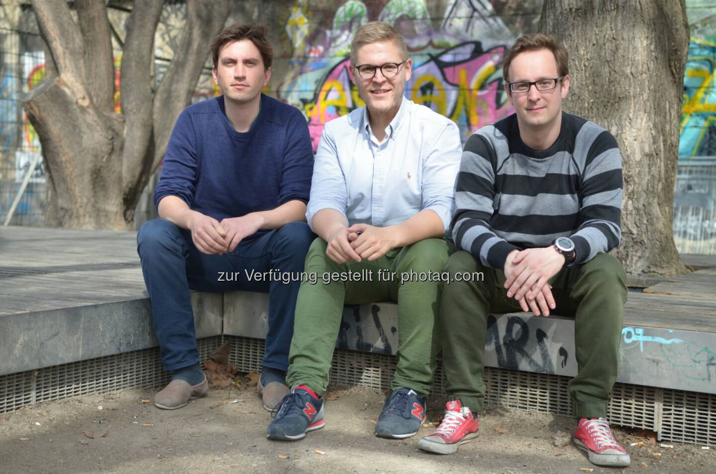 Ferdinand Dietrich, Johannes Braith und Christoph Sandraschitz (Gründer StoreMe) : StoreMe – die Lagerplatzbörse auf Wachstumskurs : Fotocredit © StoreMe