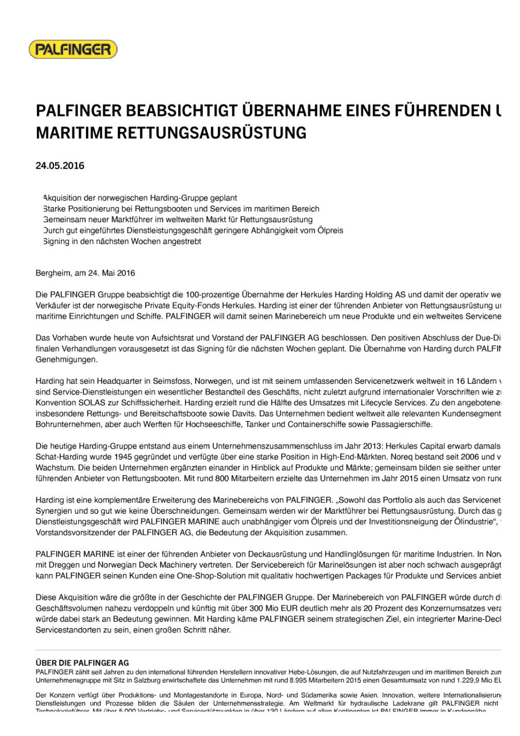 Palfinger: Übernahme von Harding-Gruppe geplant, Seite 1/1, komplettes Dokument unter http://boerse-social.com/static/uploads/file_1105_palfinger_ubernahme_von_harding-gruppe_geplant.pdf