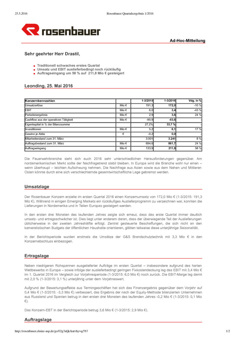 Rosenbauer Q1 2016, Seite 1/2, komplettes Dokument unter http://boerse-social.com/static/uploads/file_1108_rosenbauer_q1_2016.pdf