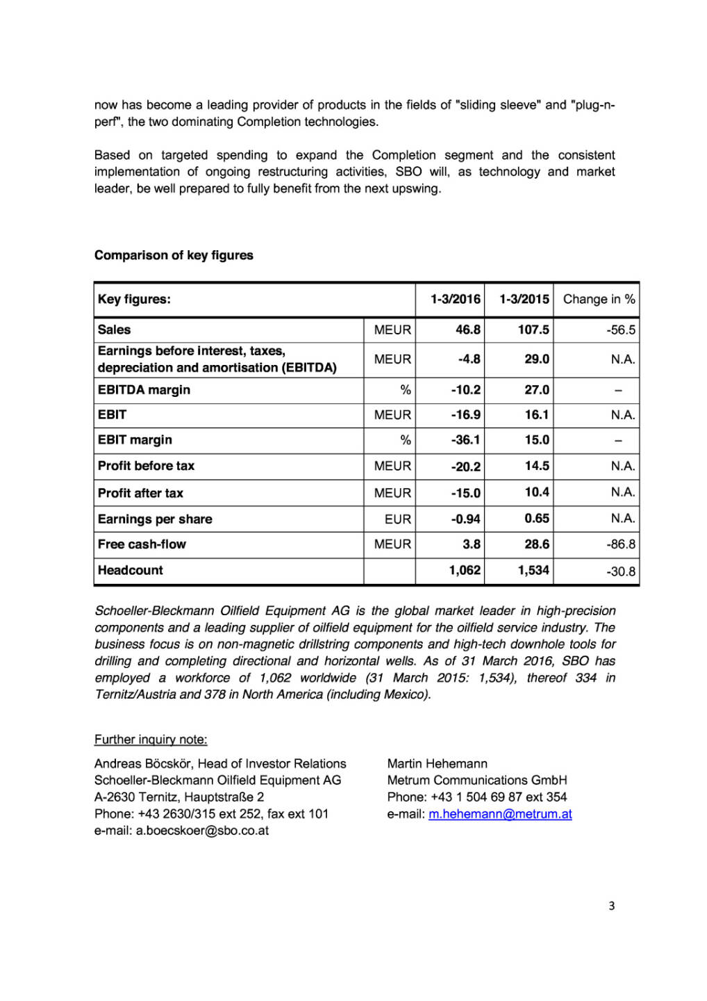 Schoeller-Bleckmann Q1 2016, Seite 3/3, komplettes Dokument unter http://boerse-social.com/static/uploads/file_1107_schoeller-bleckmann_q1_2016.pdf