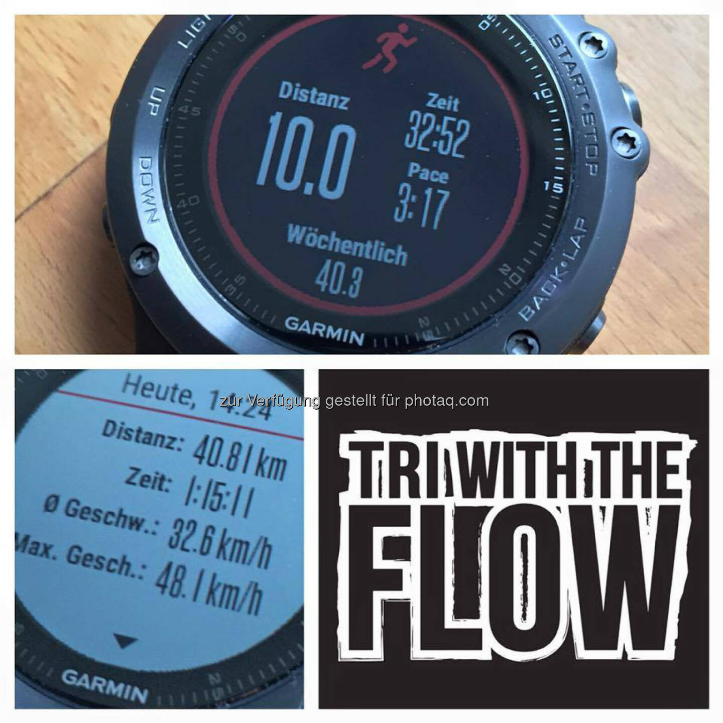 Garmin, Laufuhr, Run with the Flow