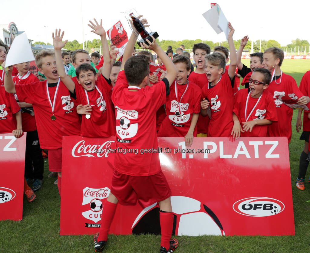 U12 von FC Admira Wacker Mödling gewinnt erneut Coca-Cola CUP in Niederösterreich : Fotocredit Coca-Cola/GEPA, © Aussendung (26.05.2016) 