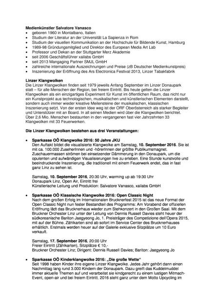 Linzer Klangwolke 2016 feiert 50 Jahre Johannes Kepler Universität, Seite 3/5, komplettes Dokument unter http://boerse-social.com/static/uploads/file_1119_linzer_klangwolke_2016_feiert_50_jahre_johannes_kepler_universitat.pdf (26.05.2016) 