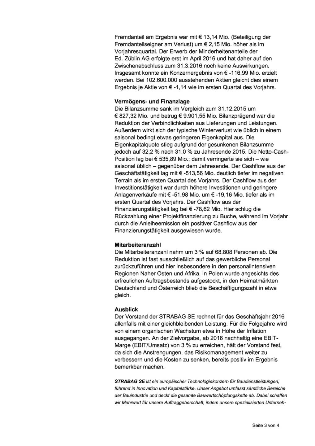 Strabag Q1 2016, Seite 3/4, komplettes Dokument unter http://boerse-social.com/static/uploads/file_1135_strabag_q1_2016.pdf