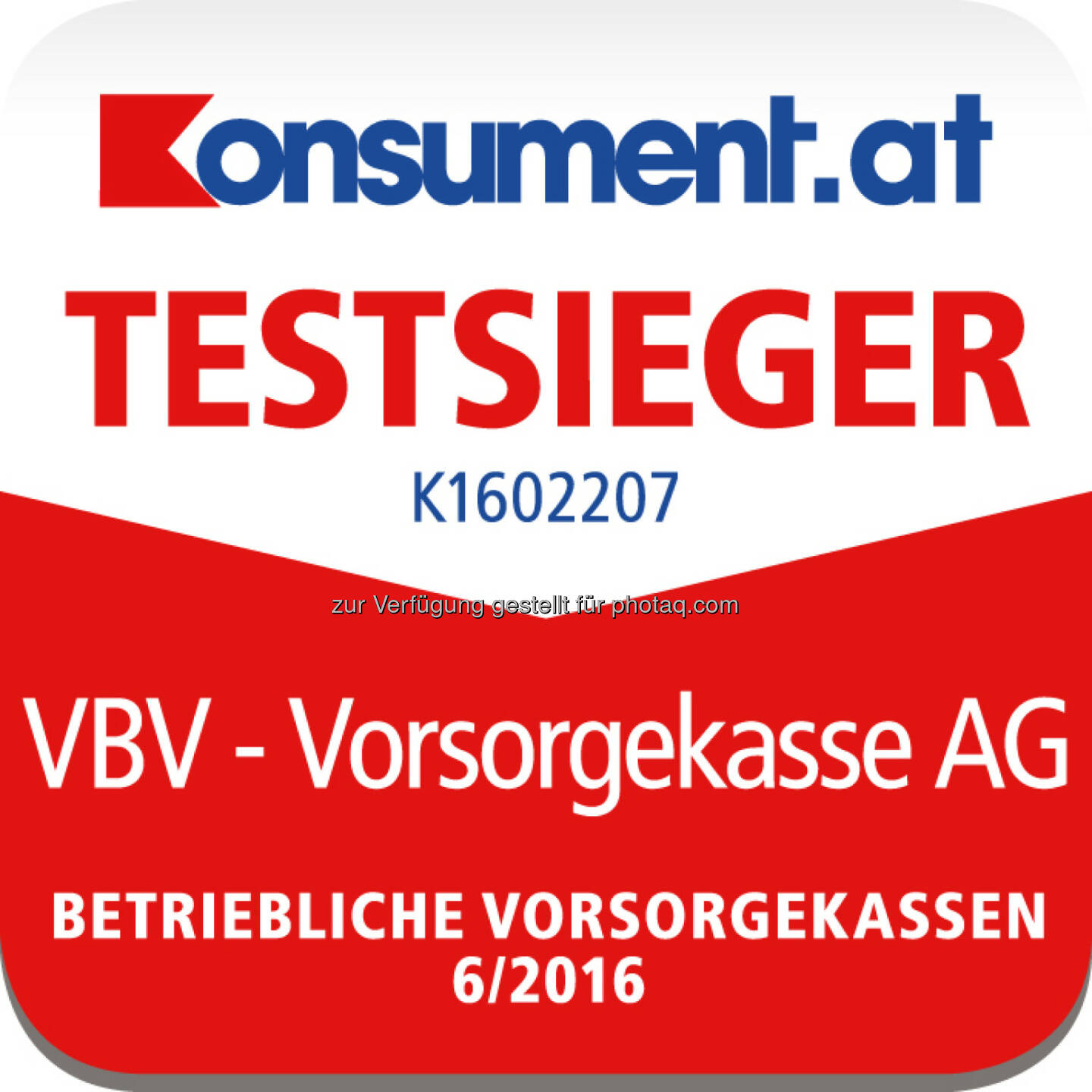 VBV – Vorsorgekasse ist Testsieger im „Konsument“-Ranking : Fotocredit: Konszument.at//VBV