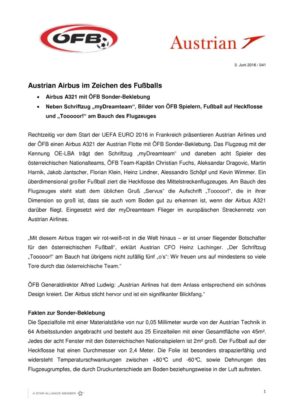 Austrian Airbus im Zeichen des Fußballs, Seite 1/2, komplettes Dokument unter http://boerse-social.com/static/uploads/file_1166_austrian_airbus_im_zeichen_des_fussballs.pdf