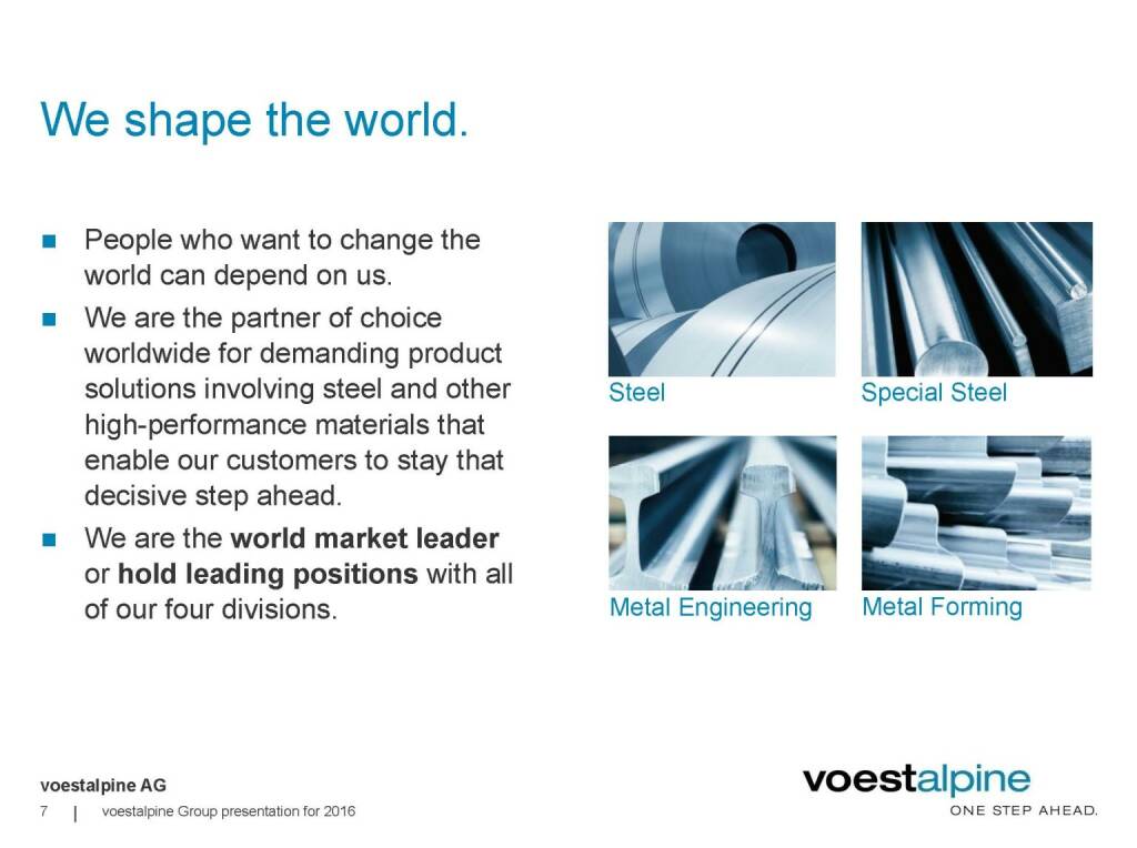 voestalpine - We shape the world (06.06.2016) 