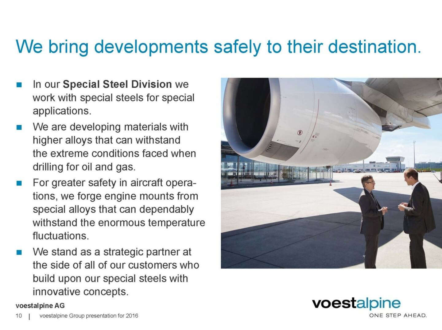 voestalpine - We bring developments safely to their destination