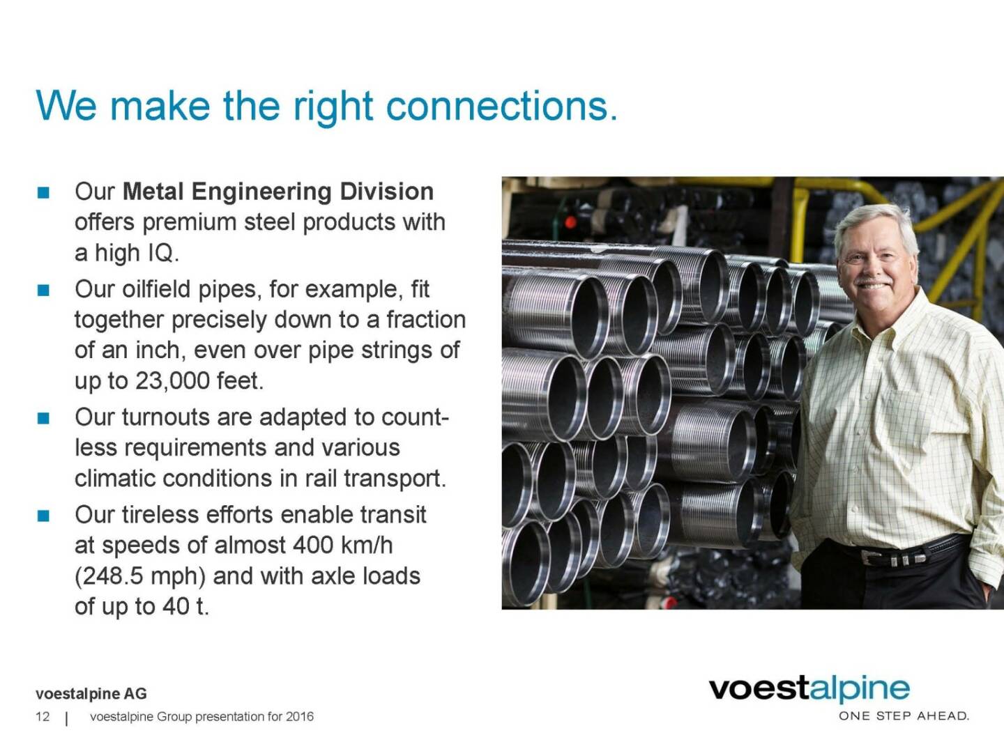 voestalpine - We make the right connections