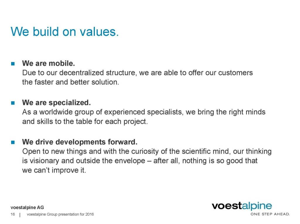 voestalpine - We buidl on values (06.06.2016) 