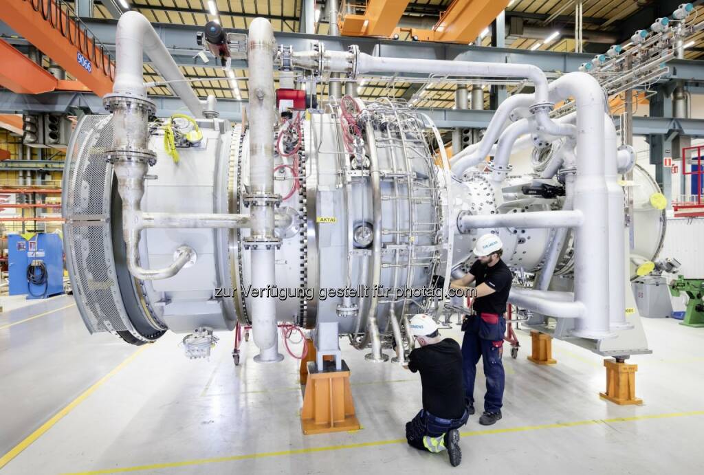 Siemens SGT-800 für Israel - Gasturbinenwerk in Finspong, Schweden : Siemens erhält Aufträge für zwei schlüsselfertige Industriekraftwerke in Israel : Fotocredit: Siemens AG, © Aussendung (08.06.2016) 