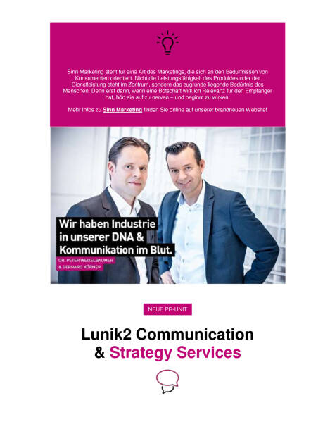 Lunik2 Marketing Services : Rückblick - Die Party des Jahres, Seite 3/6, komplettes Dokument unter http://boerse-social.com/static/uploads/file_1192_lunik2_marketing_services_ruckblick_-_die_party_des_jahres.pdf (09.06.2016) 