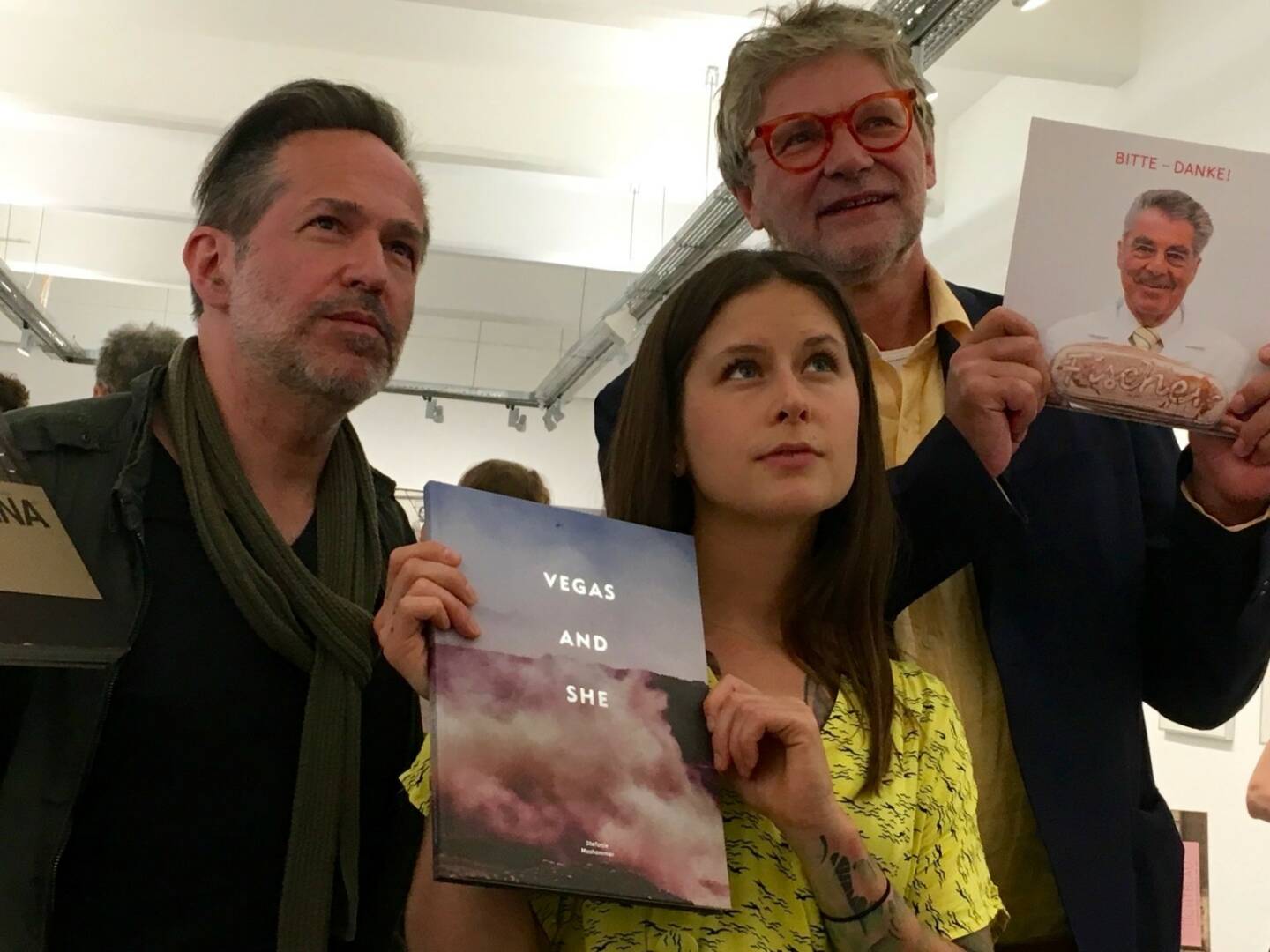 Andreas H. Bitesnich, Stefanie Moshammer, Peter Coeln (WestLicht) (photo: Josef Chladek)