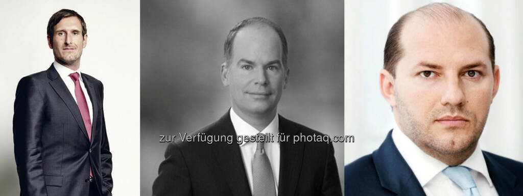 Christoph Moser (verantwortlicher Lead-Partner auf Seiten von Weber & Co, Pressefoto), Karsten Wöckener (verantwortlicher Lead-Partner auf Seiten von White & Case, Pressefoto), Stefan Gruze (Vorstandsvorsitzender der Wienwert AG, Pressefoto) : Weber & Co. und White & Case beraten Wienwert bei der Etablierung eines neuen Anleiheemissionsprogramms : ©Weber & Co Rechtsanwälte, © Aussendung (16.06.2016) 