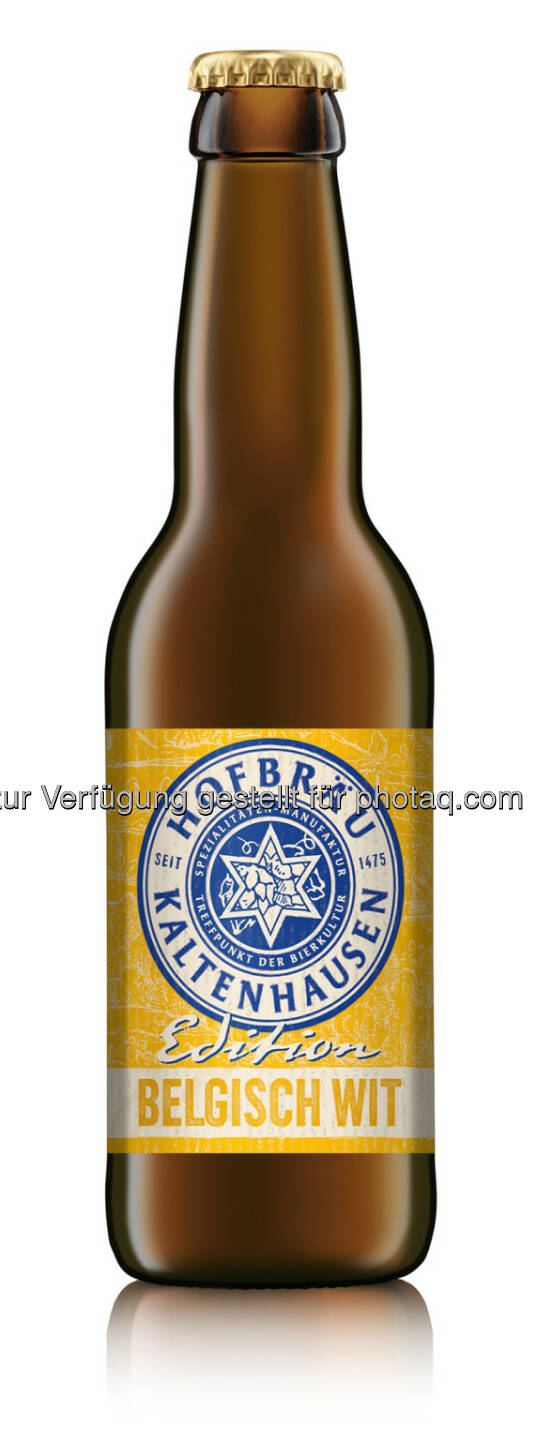 Witbier nach belgischer Art : Spezialitäten-Manufaktur Hofbräu Kaltenhausen präsentiert Witbier nach belgischer Art – und neuen Marken-Auftritt : Fotocredit: Brau Union Österreich