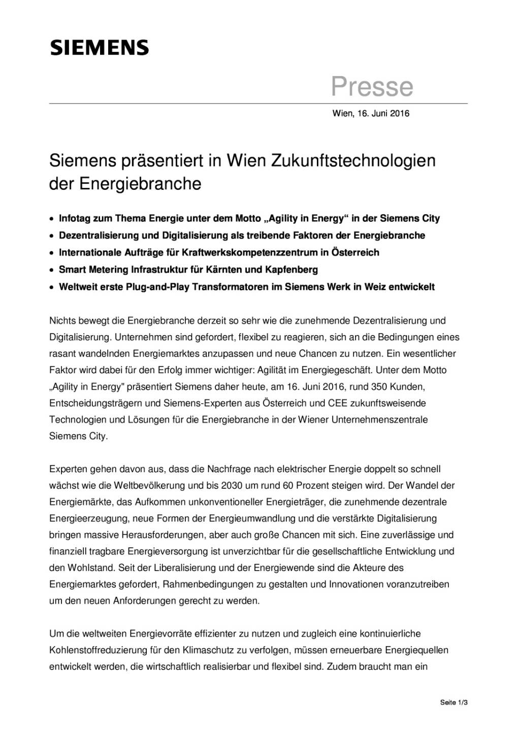 Siemens: Zukunftstechnologien der Energiebranche, Seite 1/3, komplettes Dokument unter http://boerse-social.com/static/uploads/file_1223_siemens_zukunftstechnologien_der_energiebranche.pdf