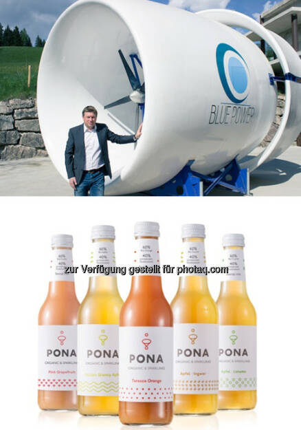 Herbert Gösweiner (Blue Power GF), Pona Sortiment : Blue Power und Pona starten Crowdfunding auf Green Rocket : Fotocredit: © GREEN ROCKET, © Aussendung (16.06.2016) 