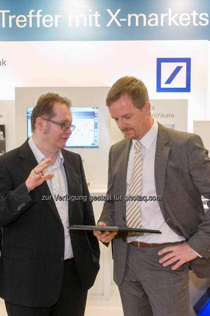 Gregor Rosinger (Rosinger Group), Christian Hendrik Knappe (Deutsche Bank), © Martina Draper/photaq (18.06.2016) 