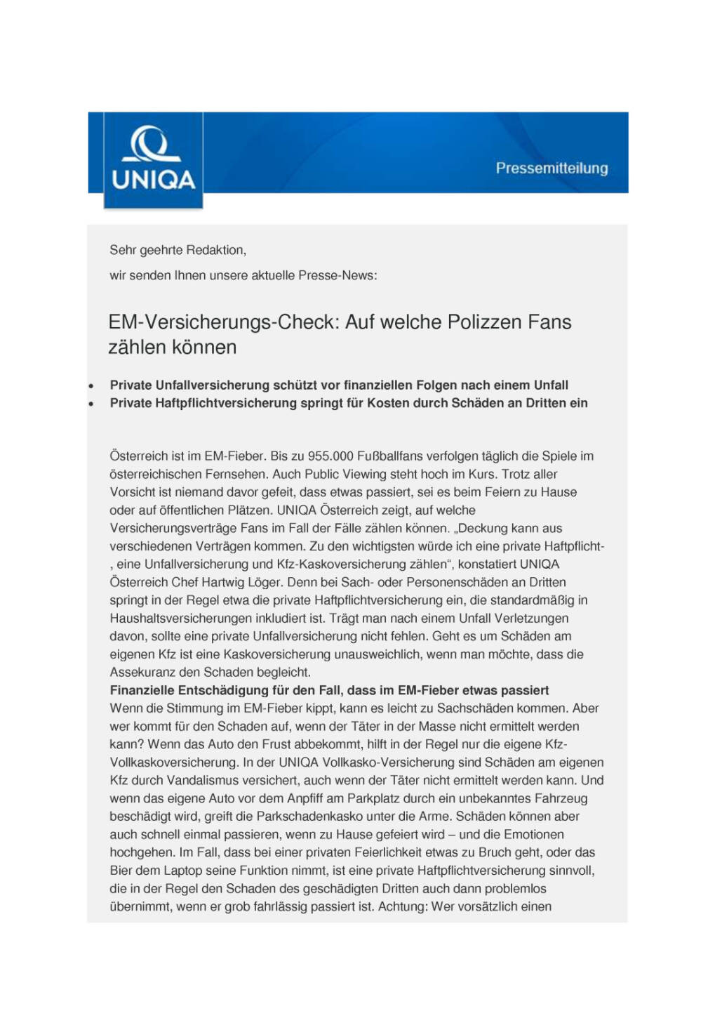 Uniqa: EM-Versicherungs-Check, Seite 1/3, komplettes Dokument unter http://boerse-social.com/static/uploads/file_1248_uniqa_em-versicherungs-check.pdf