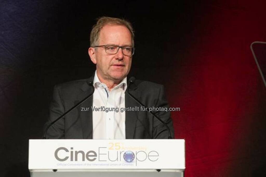 Christian Langhammer (Cineplexx Eigentümer) : Auszeichnung mit dem „International Exhibitor of the Year Award“ am 23. Juni als erster österreichischer Kinobetreiber im Rahmen der CineEurope in Barcelona : Fotocredit: image./Tanja van Rooden, © Aussendung (26.06.2016) 