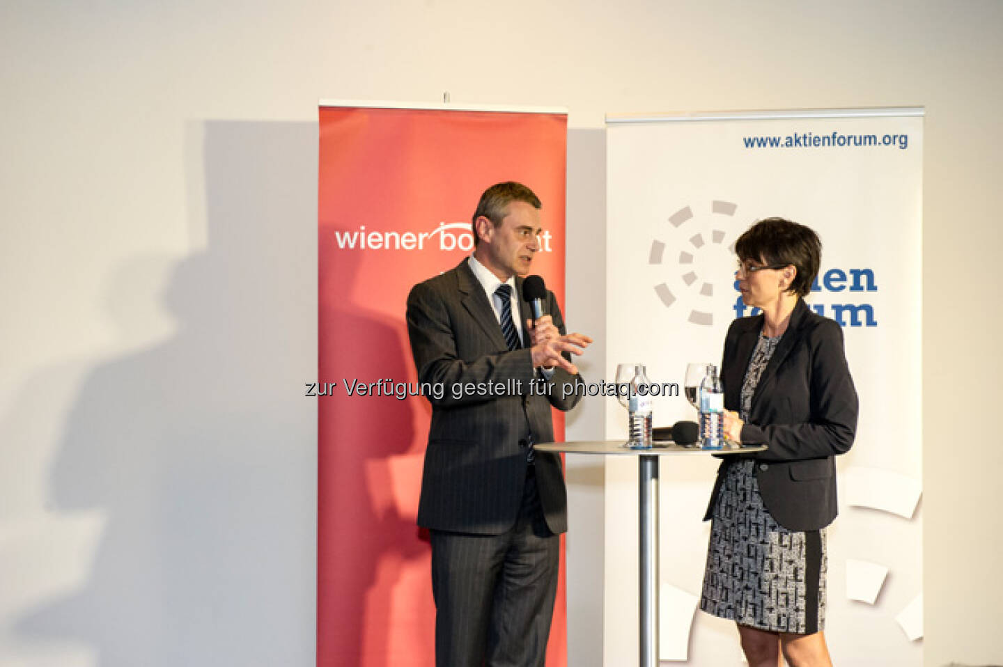 Heinrich Schaller, Beatrix Exinger, mehr Bilder vom 27. FCC unter http://www.wienerborse.at/service/events/financial-community-club-16042013.html