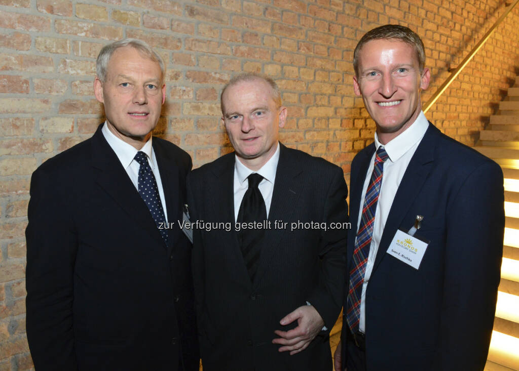 Charles van Erp, Peter Thirring und Sven Rischko (c) Harald Artner / APA OTS (18.04.2013) 