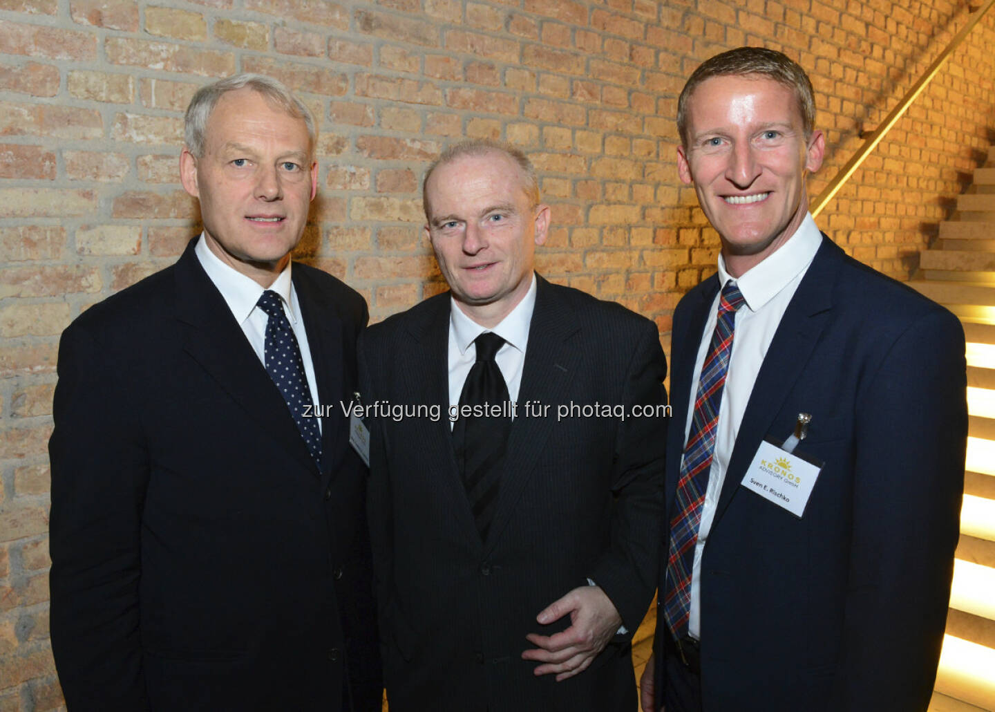Charles van Erp, Peter Thirring und Sven Rischko (c) Harald Artner / APA OTS
