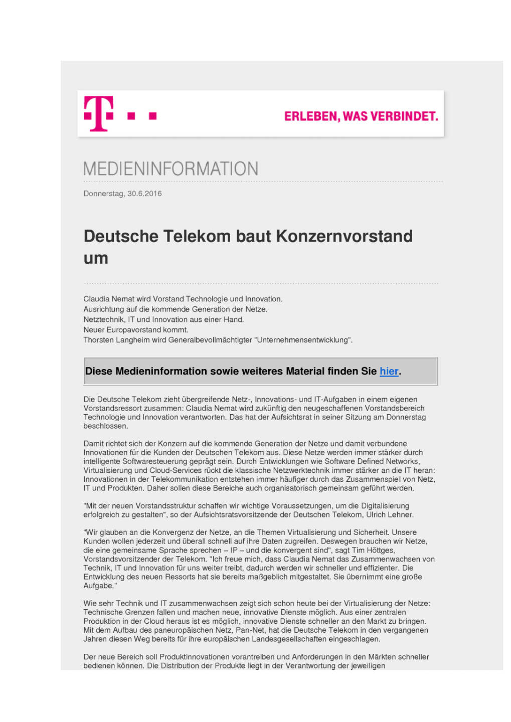 Deutsche Telekom baut Konzernvorstand um, Seite 1/2, komplettes Dokument unter http://boerse-social.com/static/uploads/file_1315_deutsche_telekom_baut_konzernvorstand_um.pdf