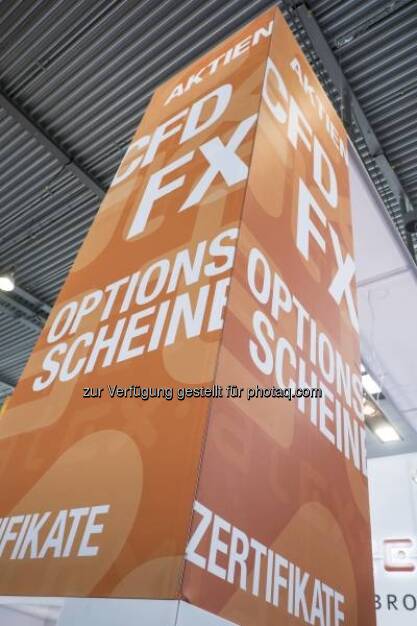CFD, FX, Aktien, Optionsscheine, Zertifikate, Invest 2013 in Stuttgart - http://www.messe-stuttgart.de/invest/ (19.04.2013) 