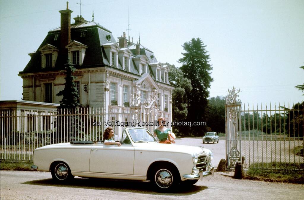 Peugeot 403 Cabriolet (von 1956 bis 1961) : 60 Jahre Peugeot 403 Cabriolet („Inspektor Columbos Dienstwagen“) : Fotocredit: Automobiles Peugeot, © Aussendung (06.07.2016) 