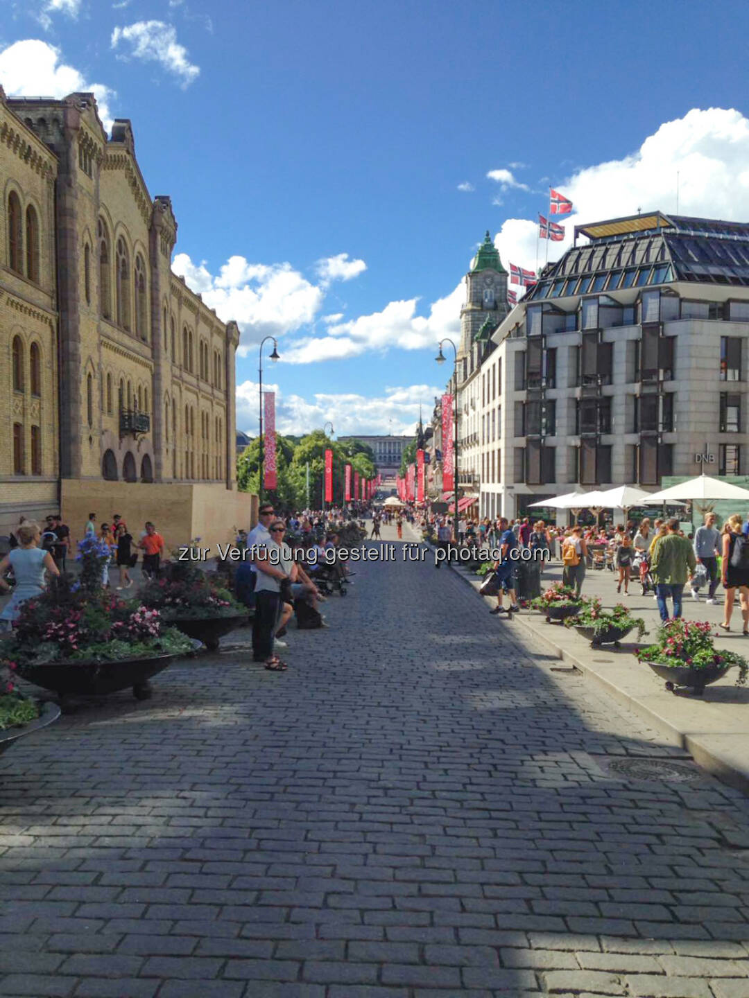 Fußgängerzone Oslo, Norwegen