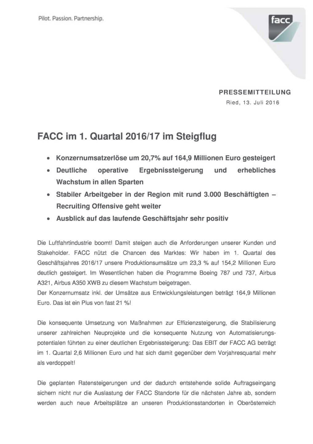 FACC: 1. Quartal 2016/17 , Seite 1/4, komplettes Dokument unter http://boerse-social.com/static/uploads/file_1395_facc_1_quartal_201617.pdf