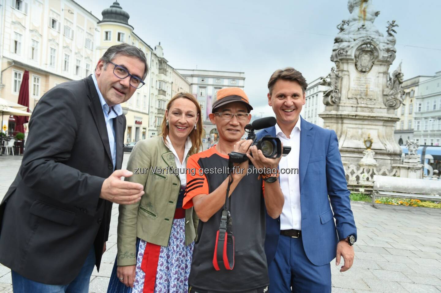 Georg Steiner, Chang Min Ha (Fernsehen Südkorea KBS), Pamela Binder, Andreas Winkelhofer : Neu im touristischen Repertoire: Oberösterreich lotet Potenzial am Markt Südkorea aus : Fotocredit: Oberösterreich Tourismus / Röbl