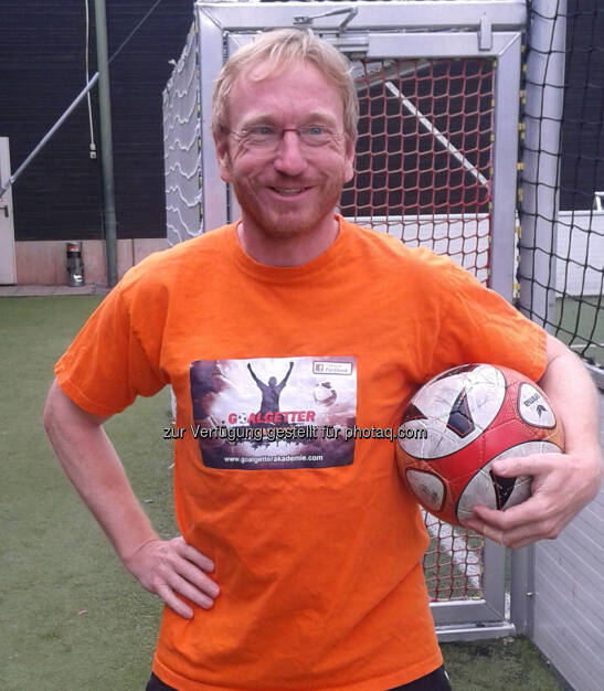Josef Jansky (Goalgetterakademie-Leiter) : UEFA EURO 2016™ Tore und Coca-Cola CUP-Treffer im Vergleich : Fotocredit: Goalgetterakademie, © Aussendung (15.07.2016)