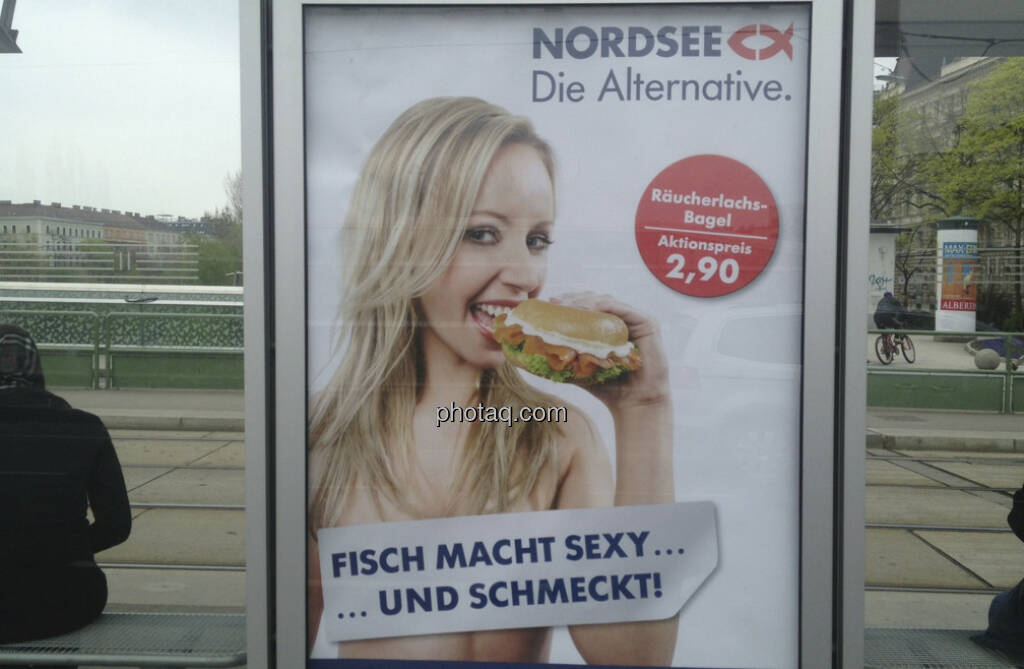 Nordsee-Plakat: Fisch macht sexy und schmeckt! (21.04.2013) 