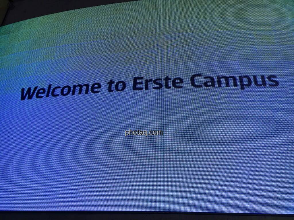 Welcome to Erste Campus, © photaq.com (16.07.2016) 