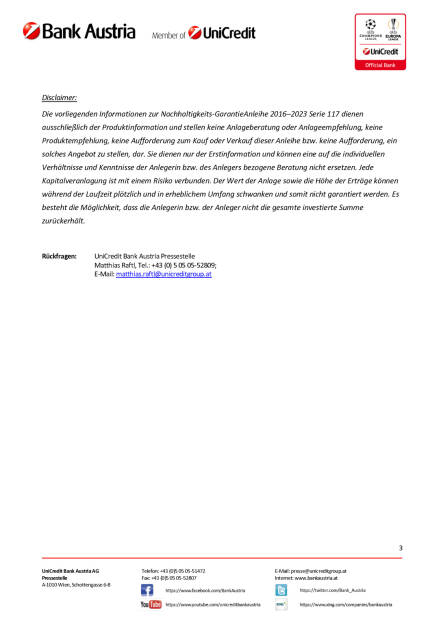 Bank Austria: Die Nachhaltigkeits-GarantieAnleihe, Seite 3/3, komplettes Dokument unter http://boerse-social.com/static/uploads/file_1432_bank_austria_die_nachhaltigkeits-garantieanleihe.pdf (18.07.2016) 