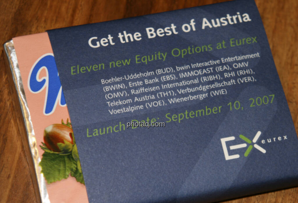 Manner, Get the Best of Austria, Eurex (21.04.2013) 