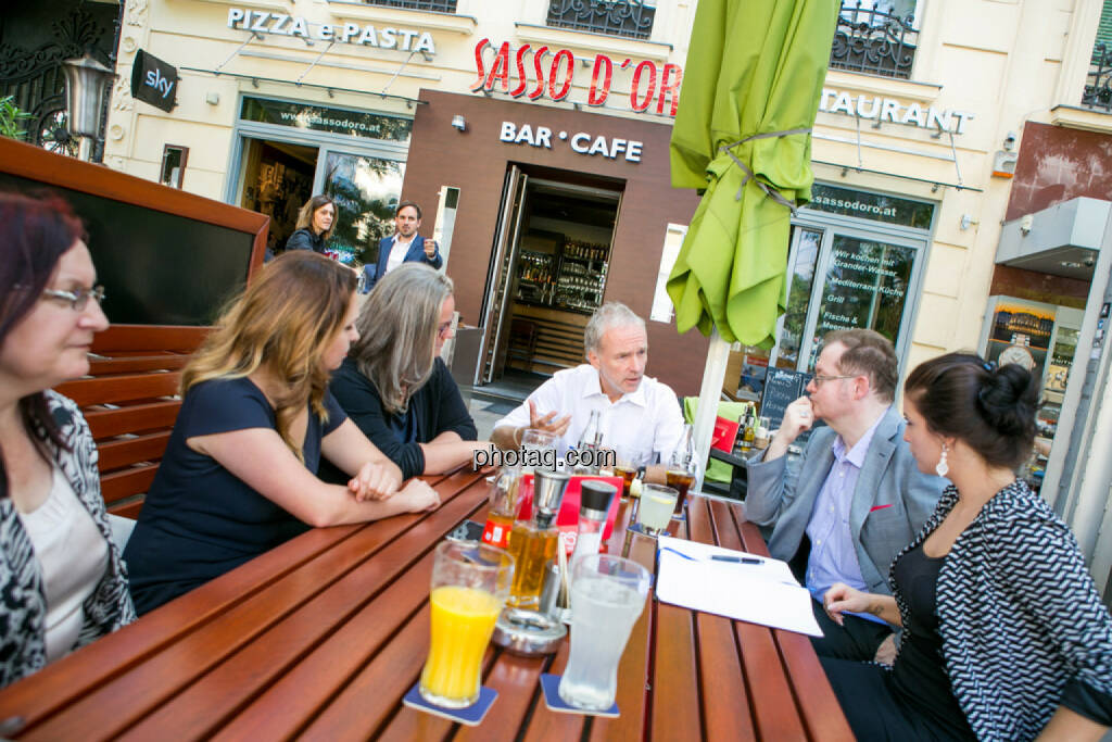 Yvette Rosinger (Rosinger Group), Julia Poyatsyka-Öztürk (Rosinger Group),  Stephanie Wolfschütz (Rosinger Group), Christian Drastil (BSN), Gregor Rosinger (Rosinger Group), Alexandra Rosinger (Rosinger Group), © Martina Draper/photaq (19.07.2016) 