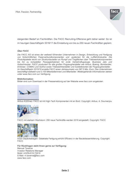 FACC: Positiver Rückblick auf die Farnborough Airshow, Seite 2/2, komplettes Dokument unter http://boerse-social.com/static/uploads/file_1471_facc_positiver_rückblick_auf_die_farnborough_airshow.pdf (22.07.2016) 