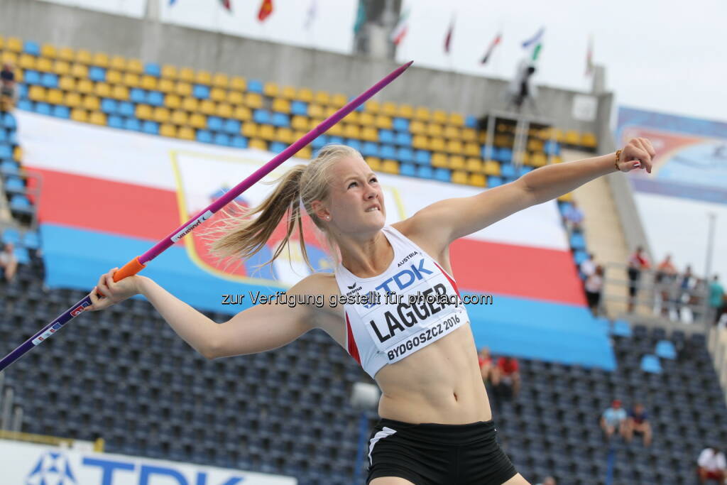 Sarah Lagger, Bild: ÖLV/Jean Pierre Durand (22.07.2016) 