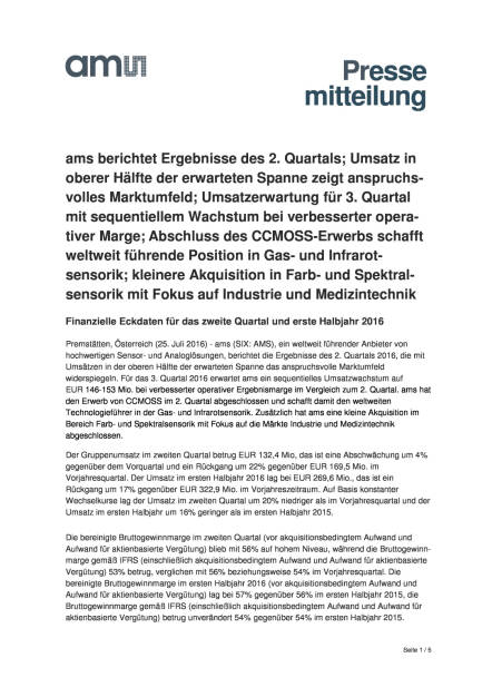 ams: 2. Quartal 2016, Seite 1/5, komplettes Dokument unter http://boerse-social.com/static/uploads/file_1481_ams_2_quartal_2016.pdf (25.07.2016) 