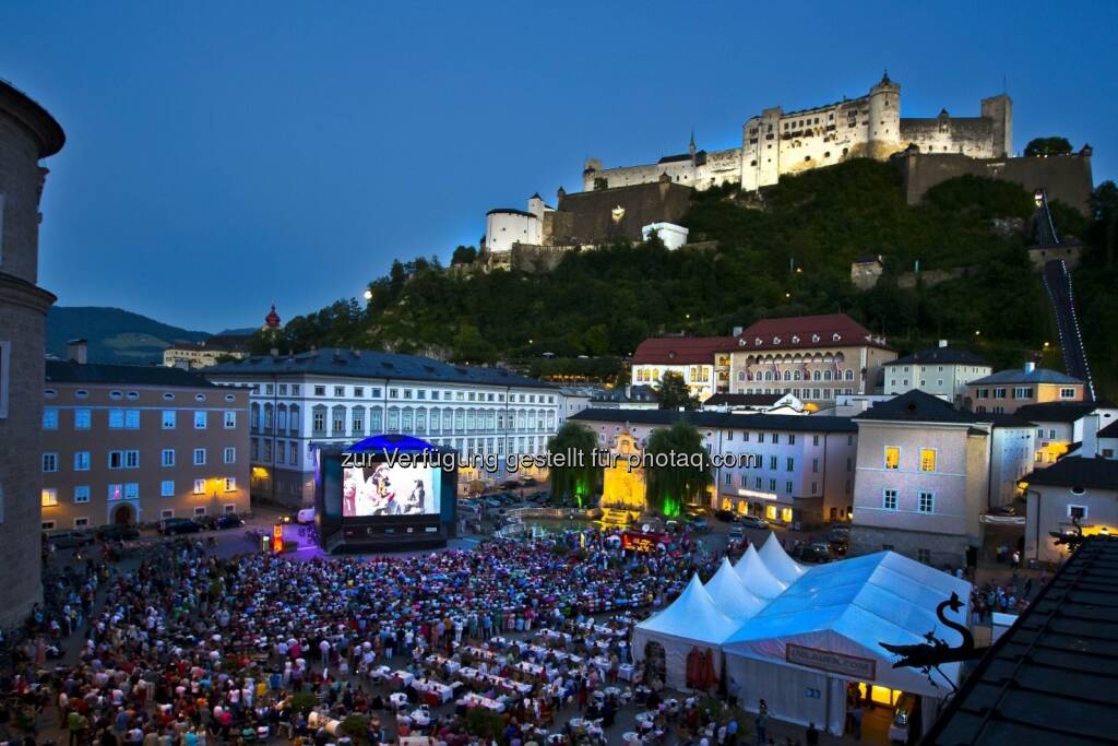 Kapitelplatz, Salzburg : 15 Jahre Siemens Fest>Spiel>Nächte in Salzburg : Fotocredit: Siemens AG (26.07.2016) 