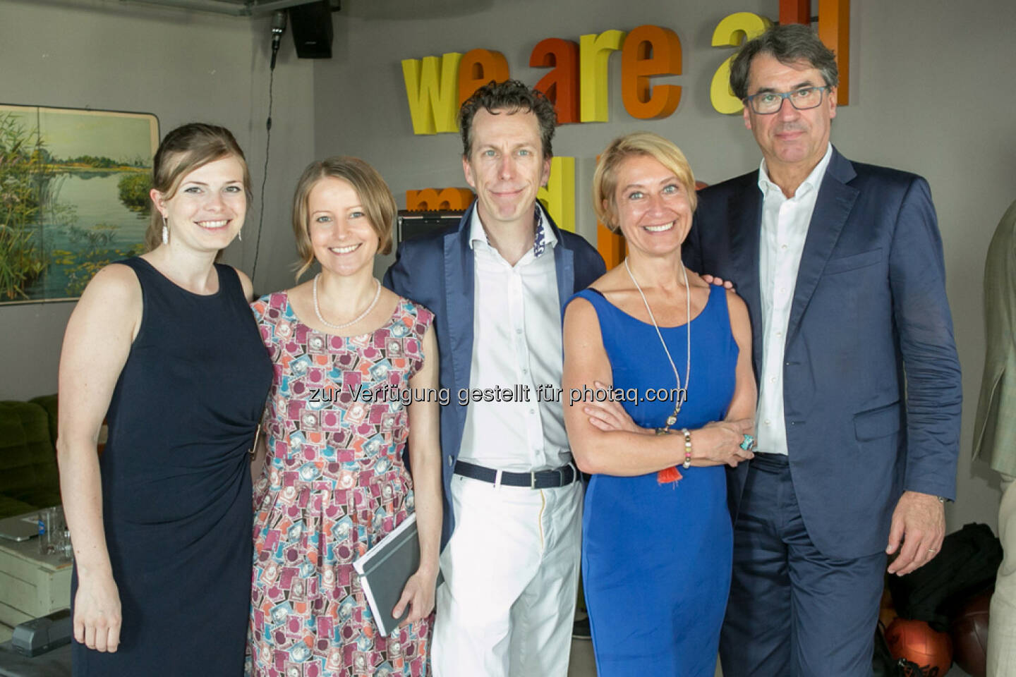 PR Team Himmelhoch Verena Leonhardt, Doris Lenhardt, Eva Mandl), Philip Rusch, Stefan Pierer (CEO KTM Industries)